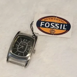 FOSSIL ⌚ NEW Ladie\'s WB1054 Stainless Steel 5 ATM Black Watch Face ONLY Fossil Gen 5 Smartwatch 44 mm Stainless Steel The Carlyle HR  main image 4